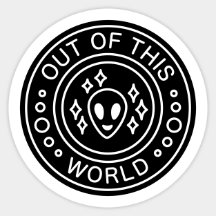 Out Of This World [Alien] Sticker